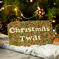 Christmas Twat Chocolate Slab